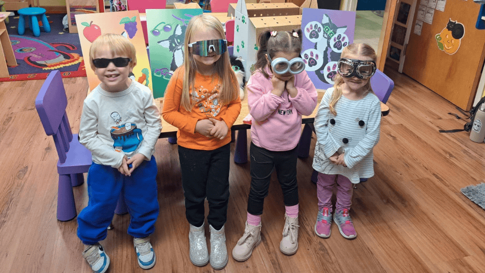 Children learning together in a daycare program at All My Children Learning Center in Souderton, PA